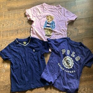 3 PRL toddler tshirts